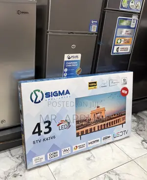 Brand New Sigma Sig-K43v6 43” FHD Digital Satellite Television
