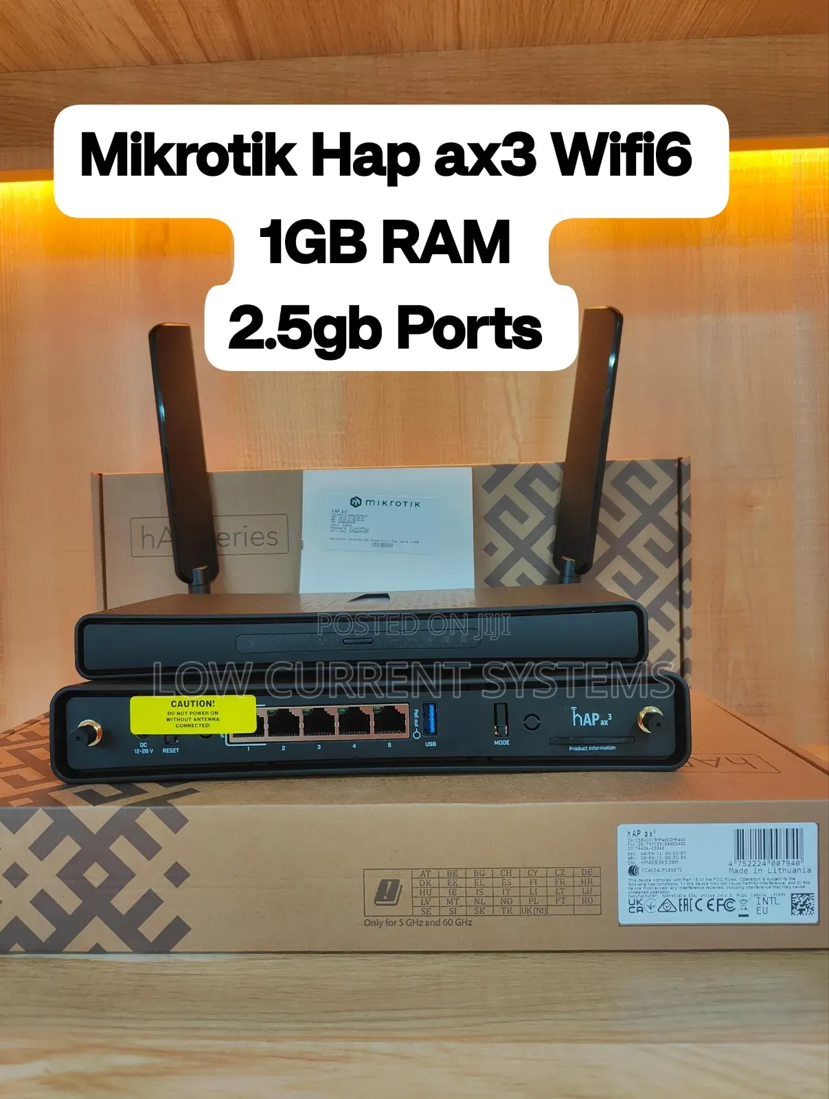 Mikrotik Router for Billing System Hap Ax3 Ram 1gb Faster Than L009