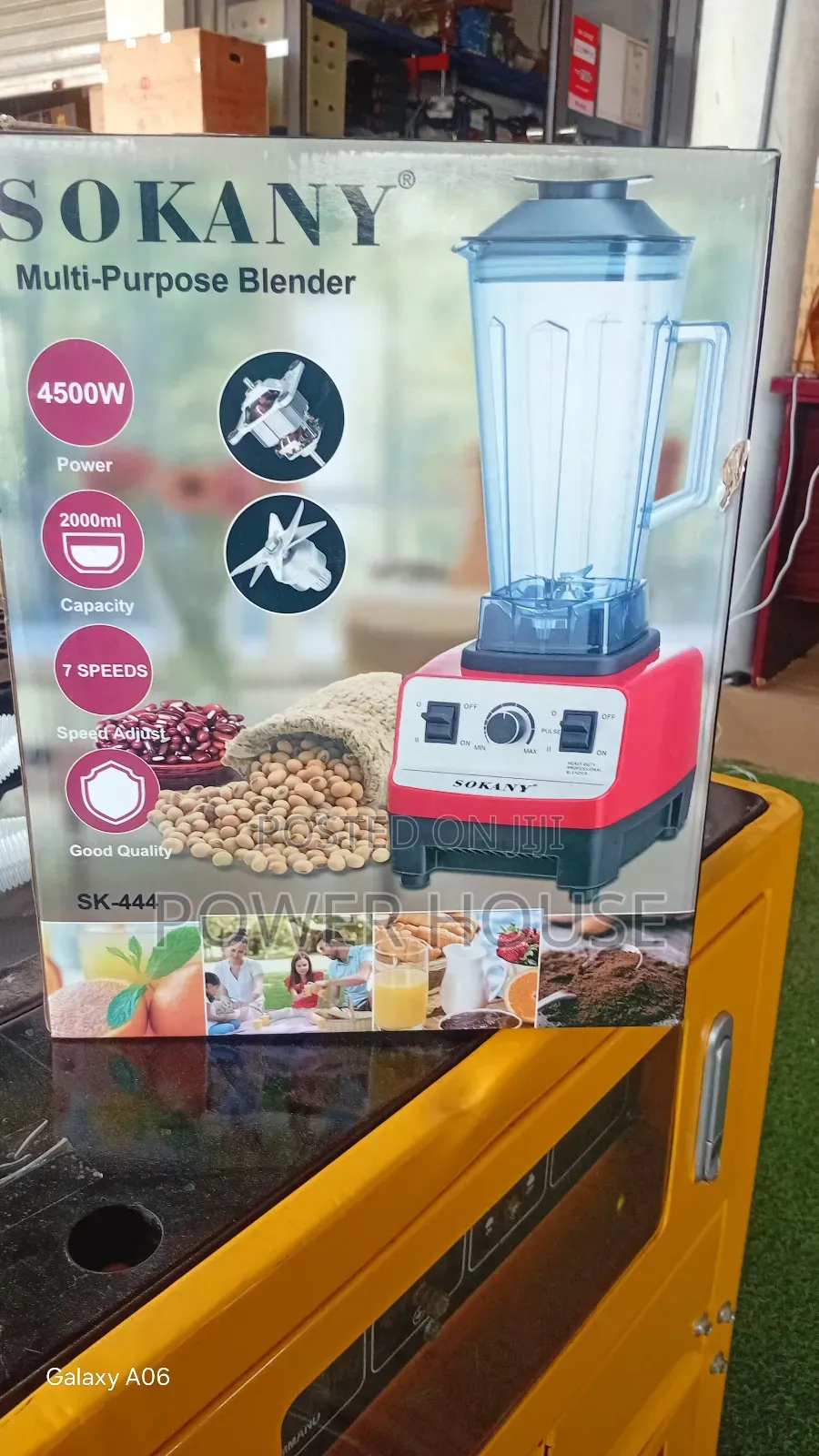 Sokany 20l Professional Kitchen Blender – High Performance