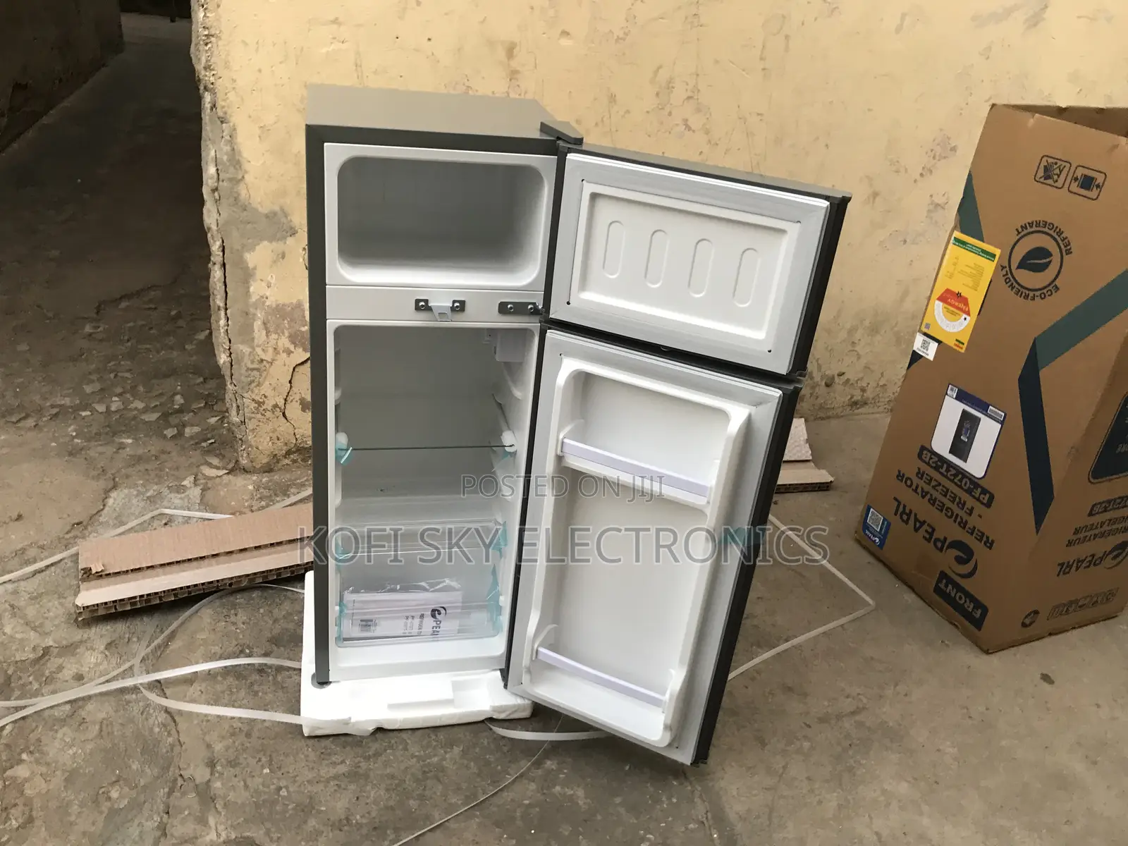 Pearl Pf-072t-2b 50litres Tabletop Doubledoor Fridge