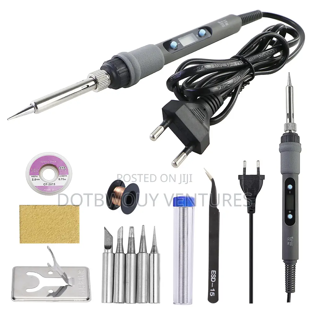 LCD Digital Adjustable Temperature 80w Soldering Iron Set