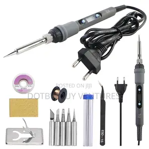 LCD Digital Adjustable Temperature 80w Soldering Iron Set