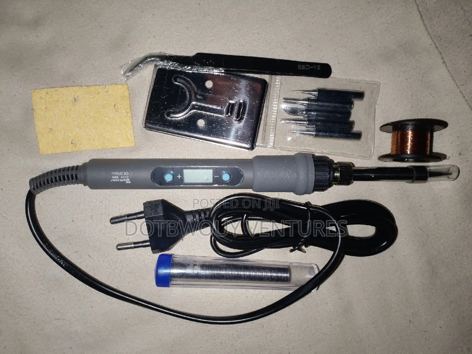 LCD Digital Adjustable Temperature 80w Soldering Iron Set