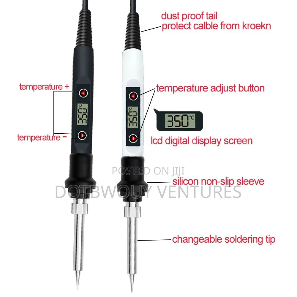 LCD Digital Adjustable Temperature 80w Soldering Iron Set