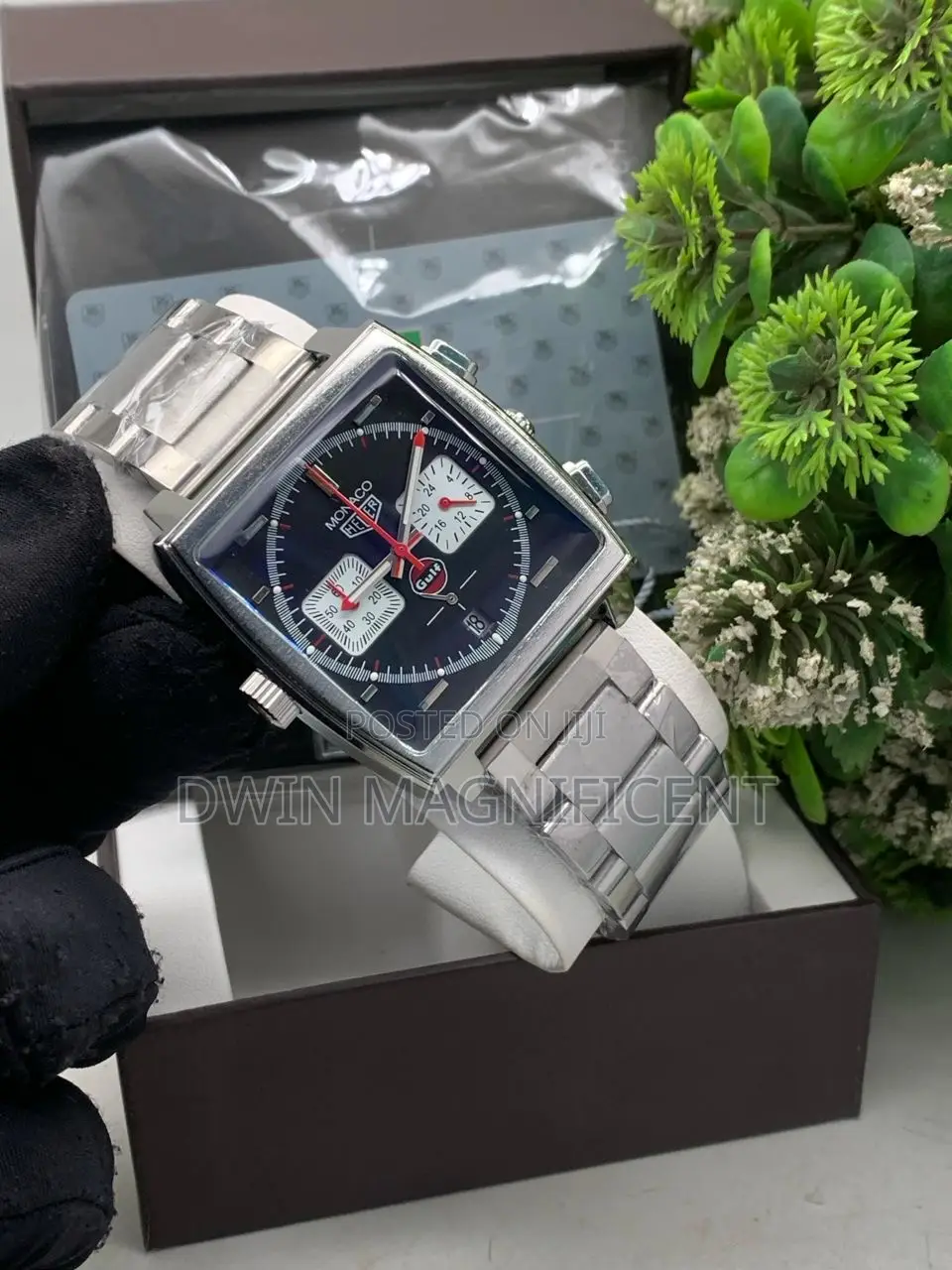 Tag Heuer Monaco Gulf Special Edition Watch, Model Caw211r.Fc6401