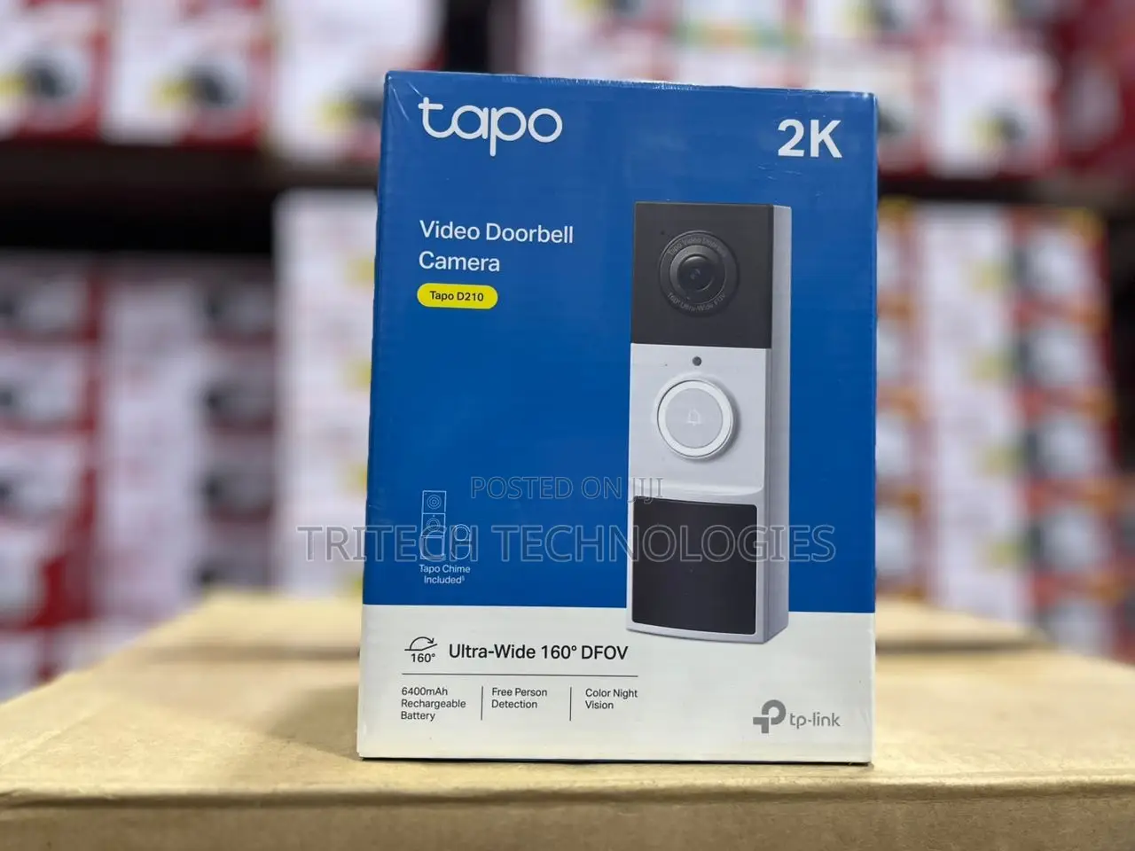 Tp-Link Tapo D210 W/L Video Doorbell Camera