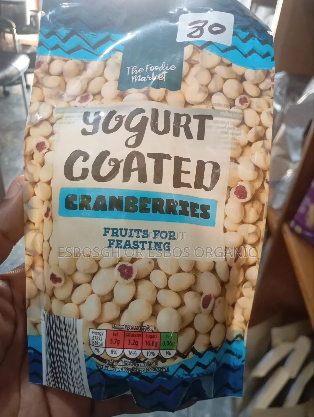 Yoggurt Coated Cranberries