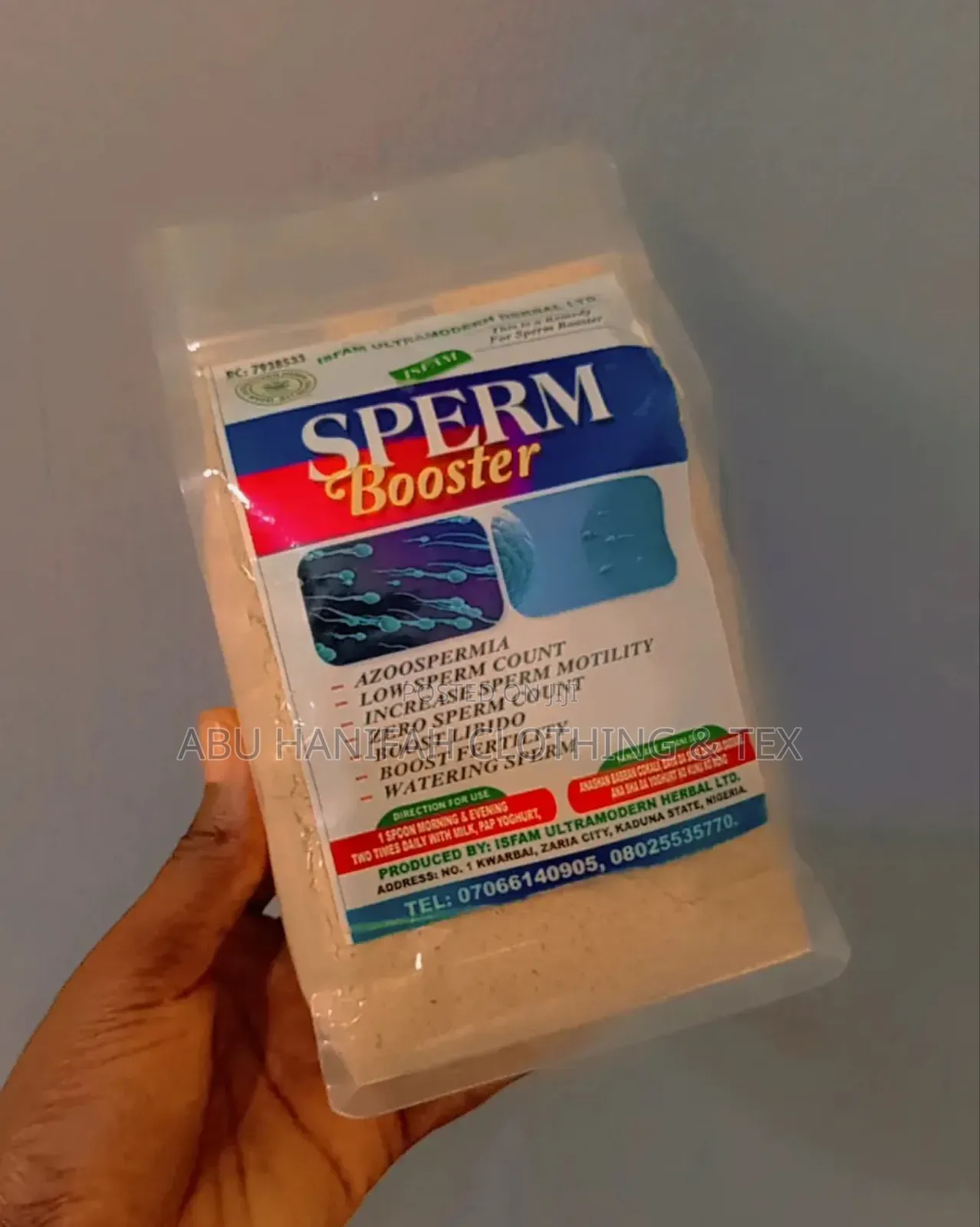 Sperm Booster – Improve Vitality Performance