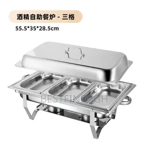 Chafing Dish With Three Compartments