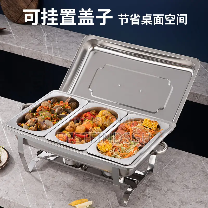 Chafing Dish With Three Compartments