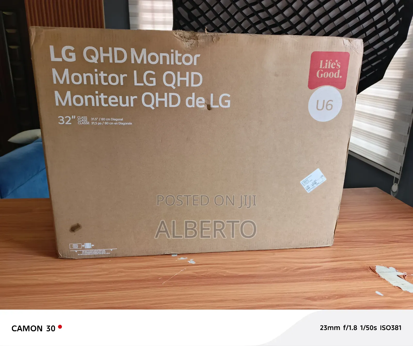 32 Inches Lg Qhd Monitor U6- Type C
