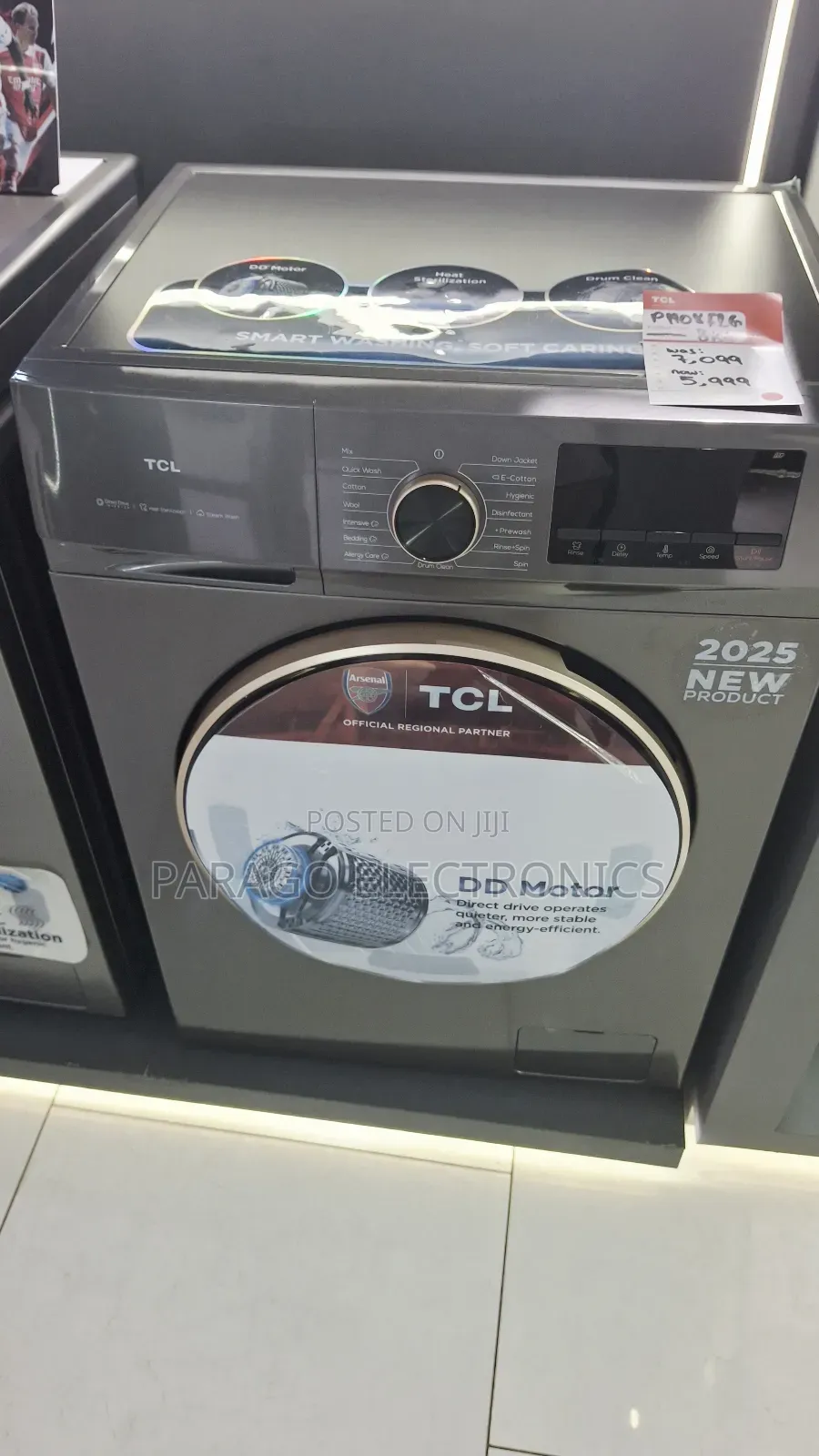 TCL Washing Machine 8kg P1108flg