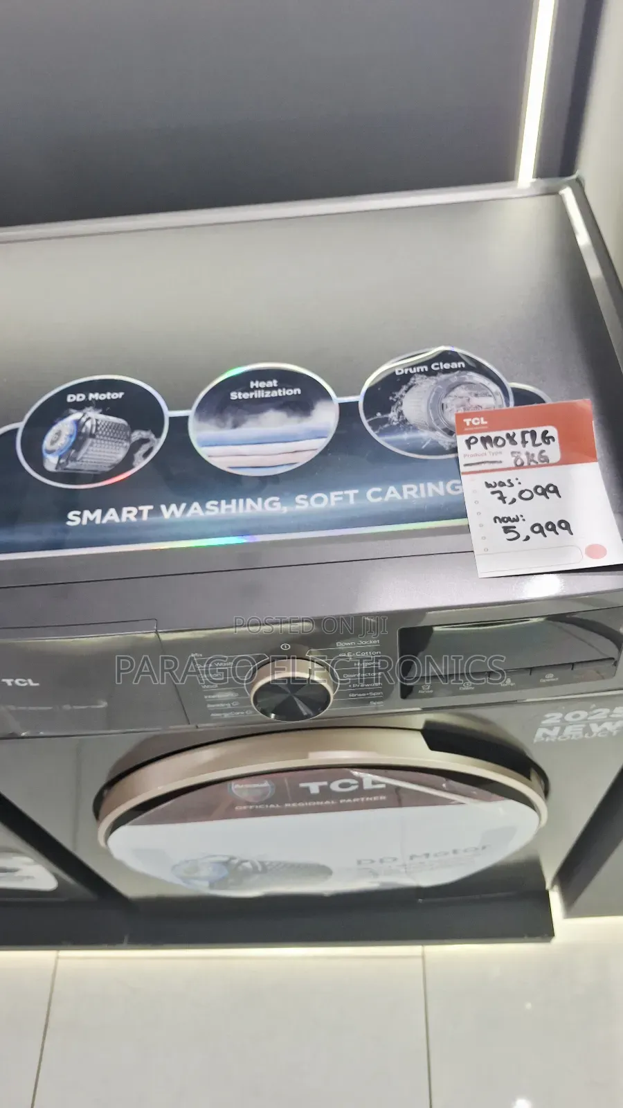 TCL Washing Machine 8kg P1108flg