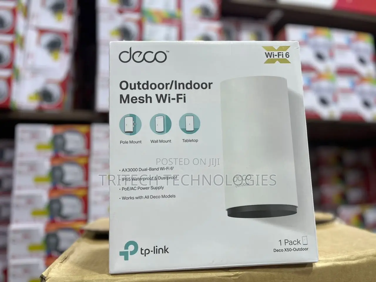 Tp-Link Deco X50-Outdoor Ax3000 Outdoor/Indoor Whole Home Mesh Wifi-6