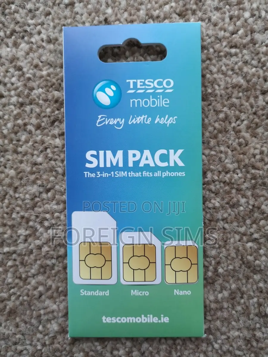 Activated Tesco Mobile Uk Sim
