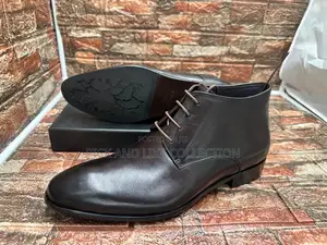 Premium Leather Half Boot for the Modern Gentleman, With Confidence.