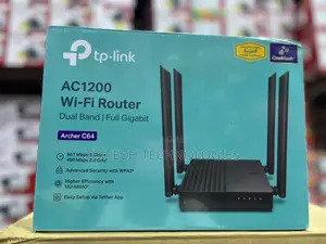 Tp-Link Archer C64 Ac1200 Wireless Mu-Mimo Wifi Router