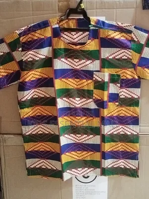 Short Sleeve African Shirt For Ages7 To 10 Years