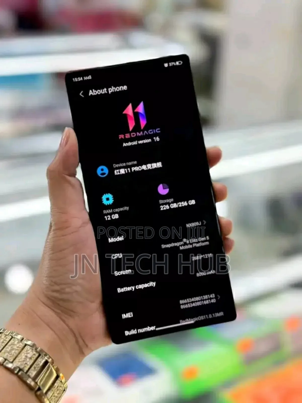 ZTE nubia Redmagic 11 Pro 5G 256 GB Black