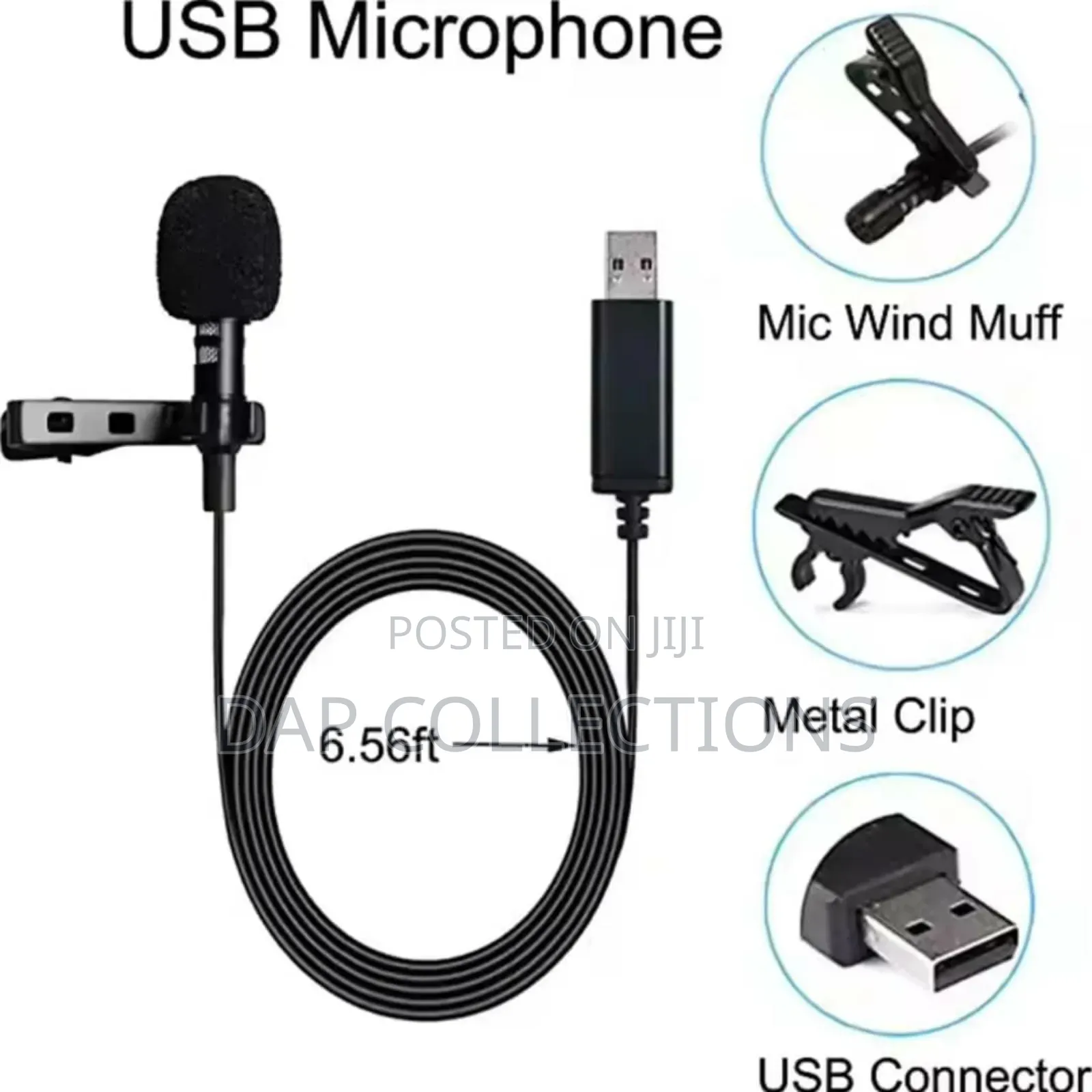 Quality Lapel Microphone for iPhone / Lighting,Usb Port, Type C
