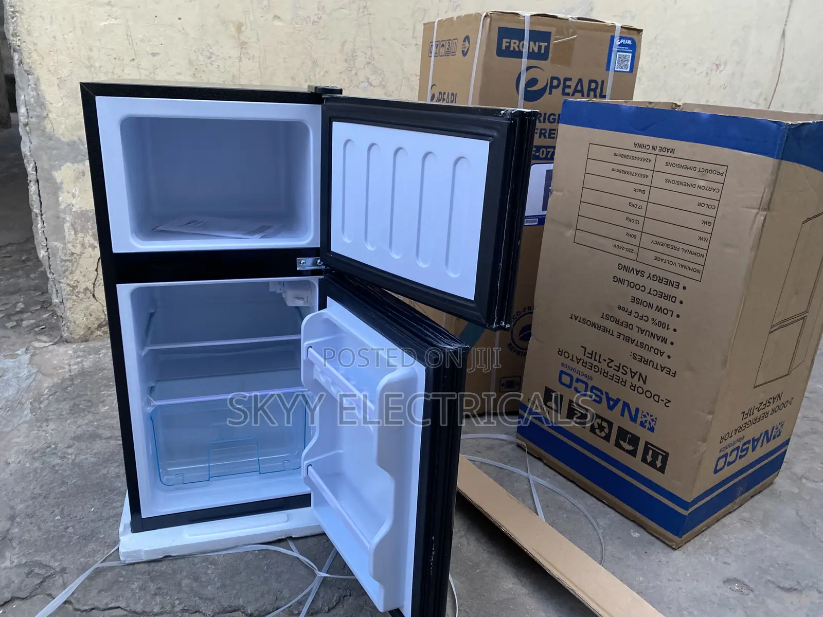 Nasco Nasf2-11fl Table Top Doubledoor Fridge