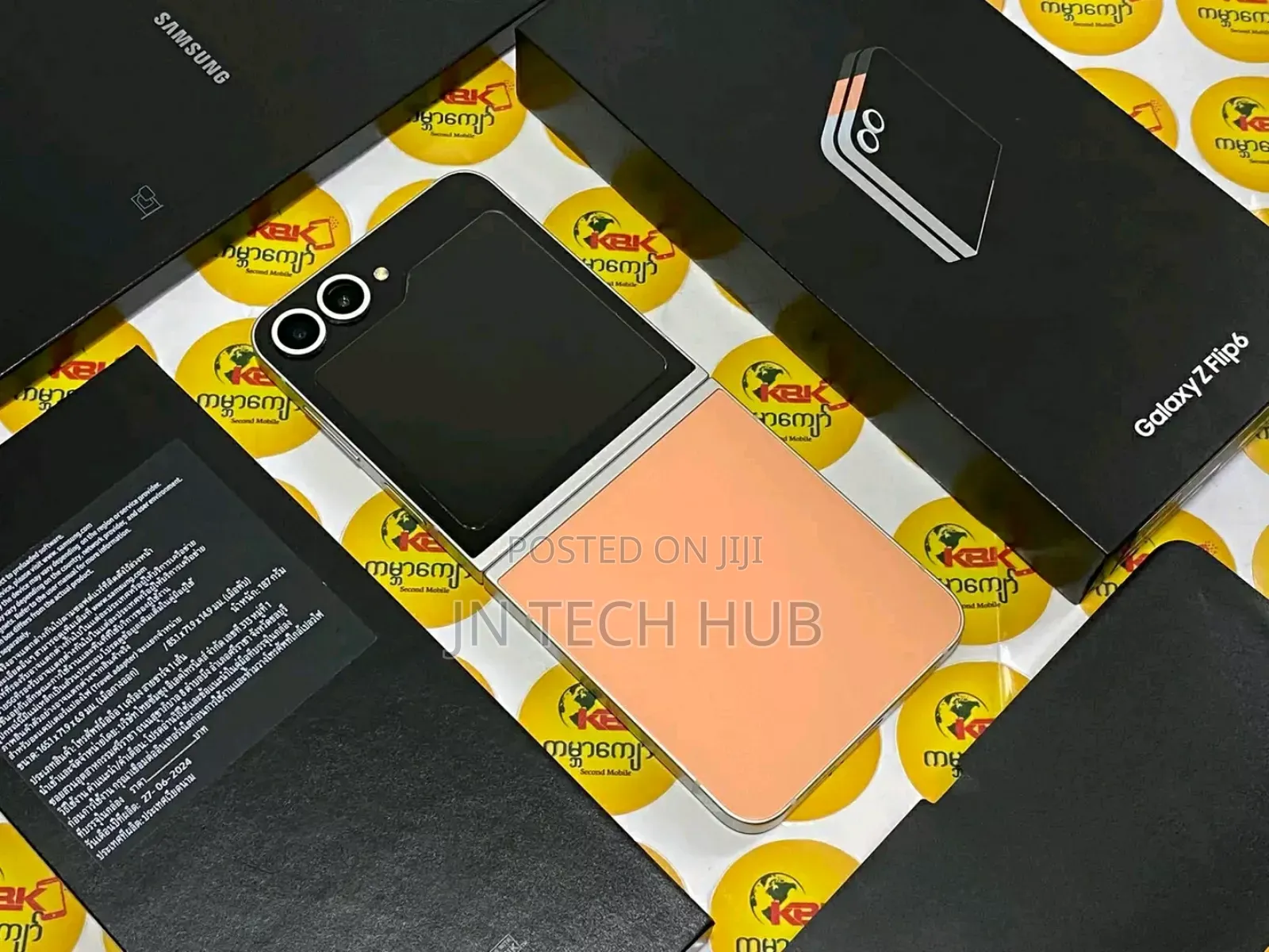 New Samsung Galaxy Z Flip6 256 GB Orange