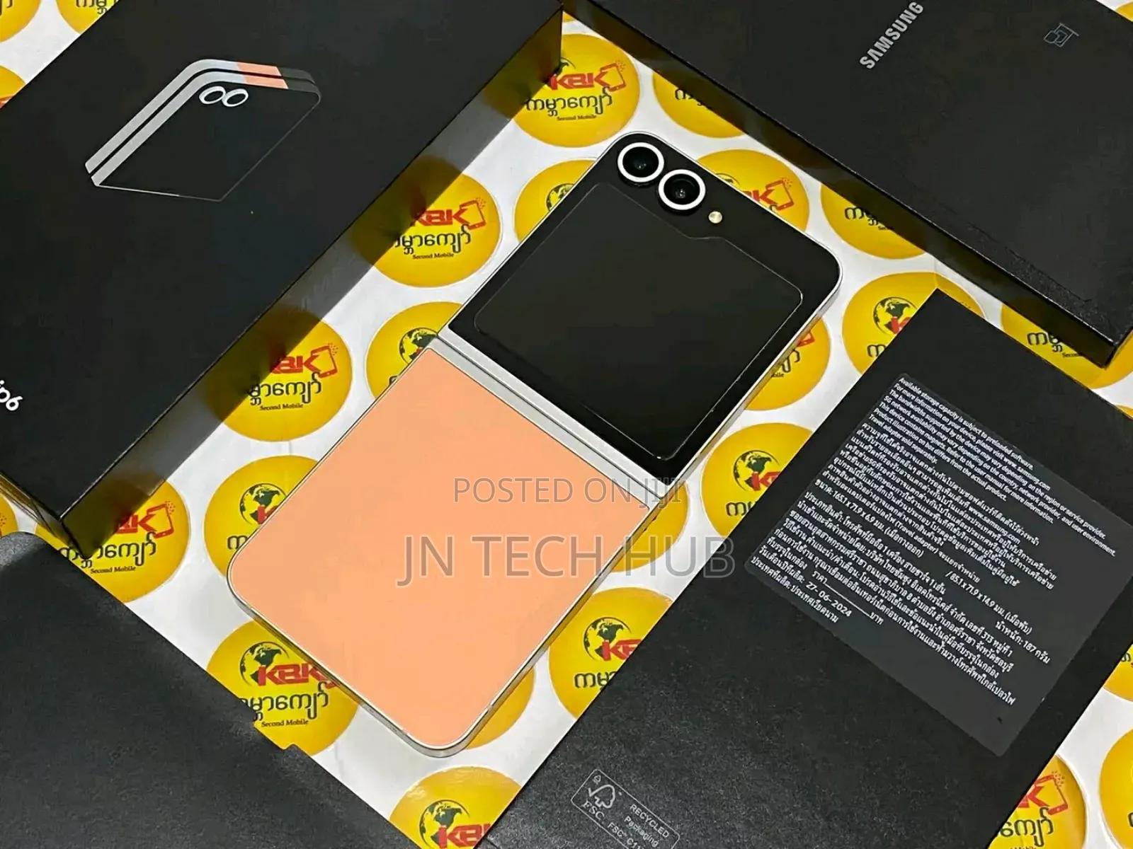 New Samsung Galaxy Z Flip6 256 GB Orange