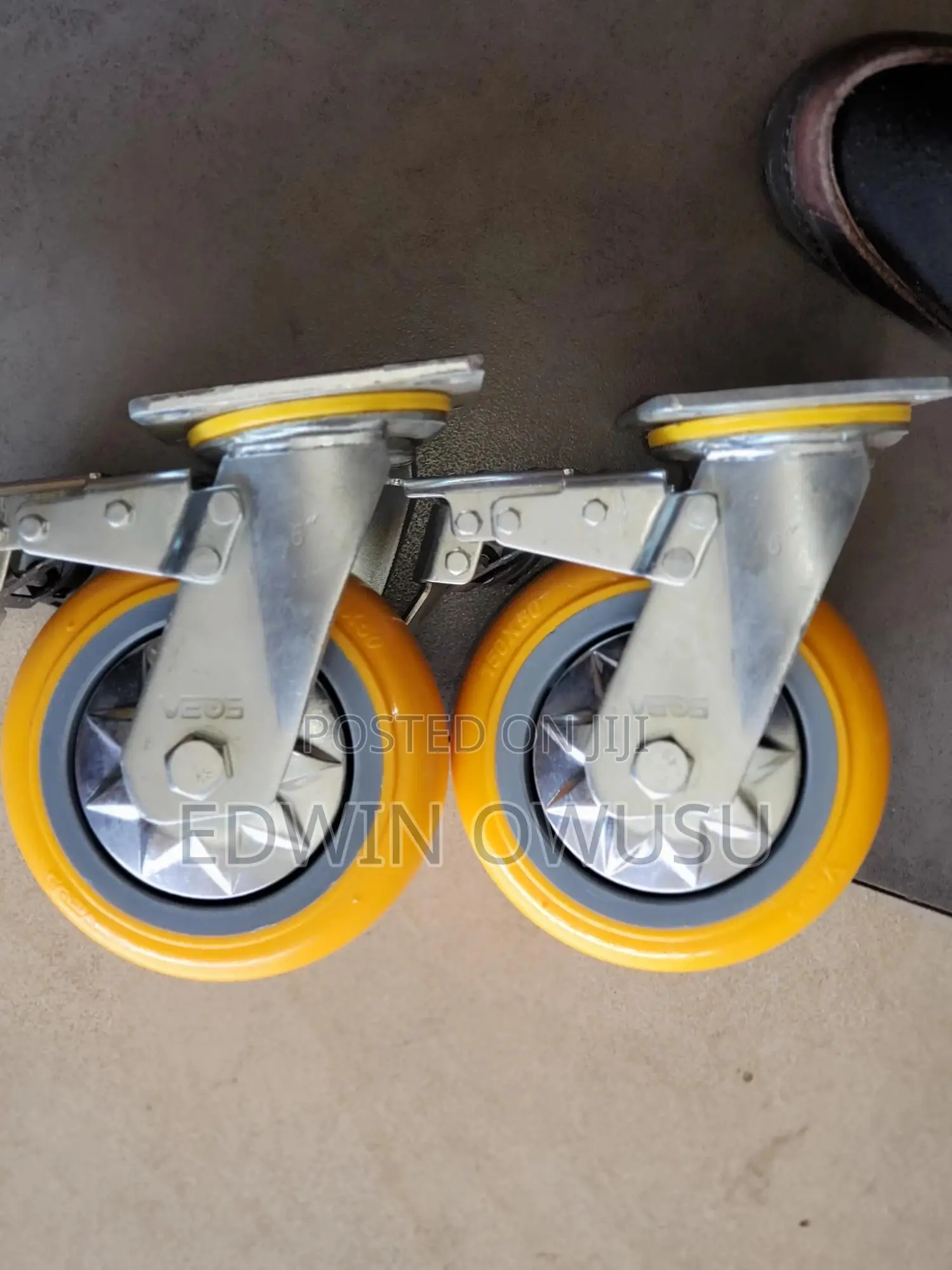 6inchs Orange Casters