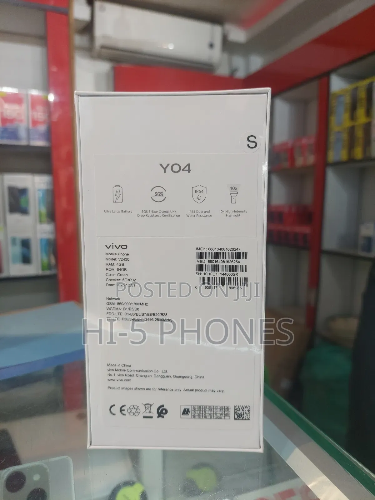 New Vivo Y04 64 GB Green