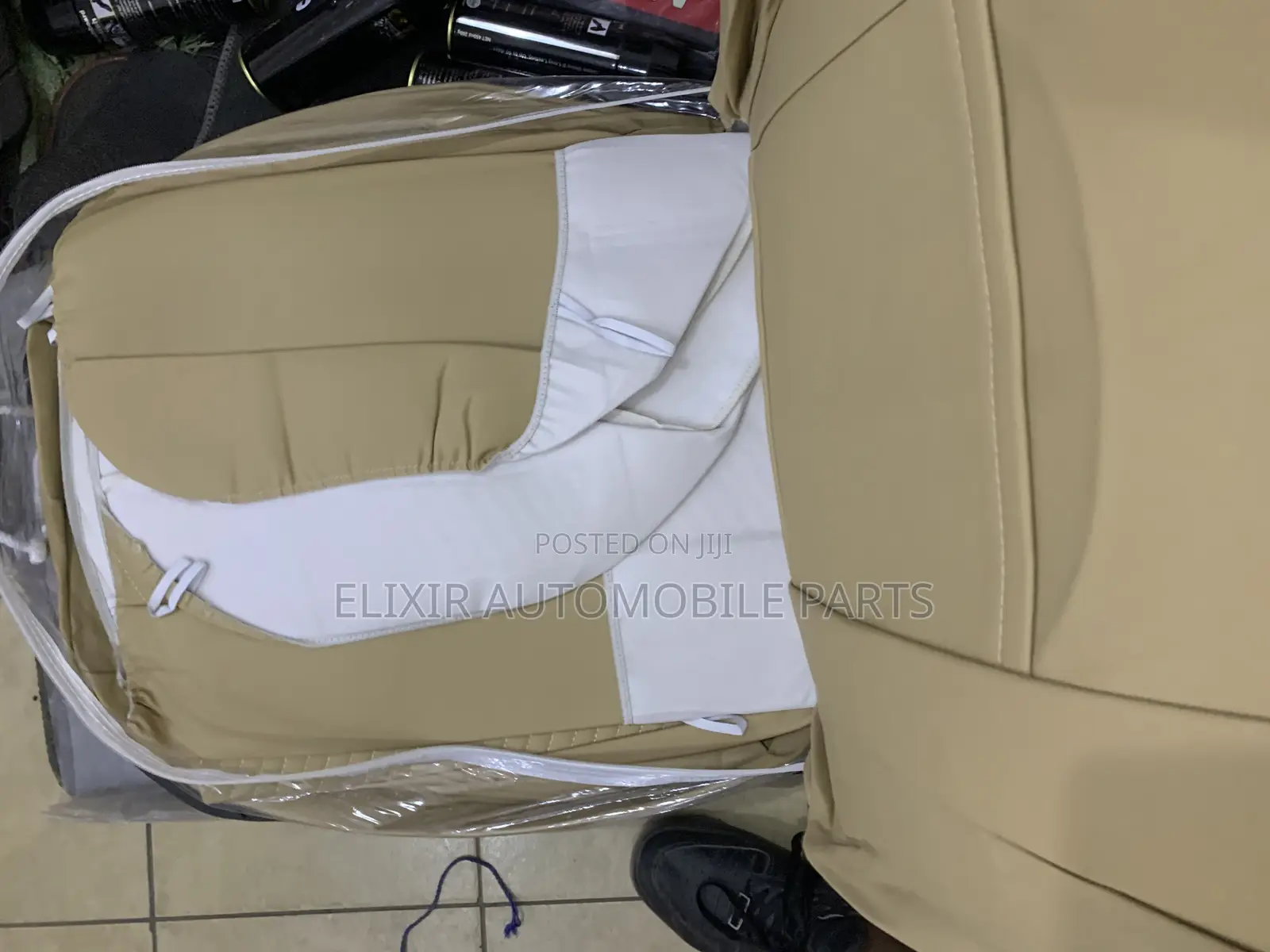 2026 Cream Colored Car Seat Covers