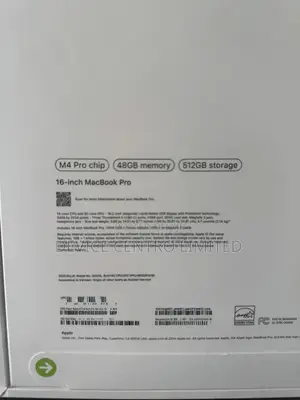 New Apple MacBook Pro 2024 M4 Pro 16-inch 48GB Apple M4 Pro SSD 512GB