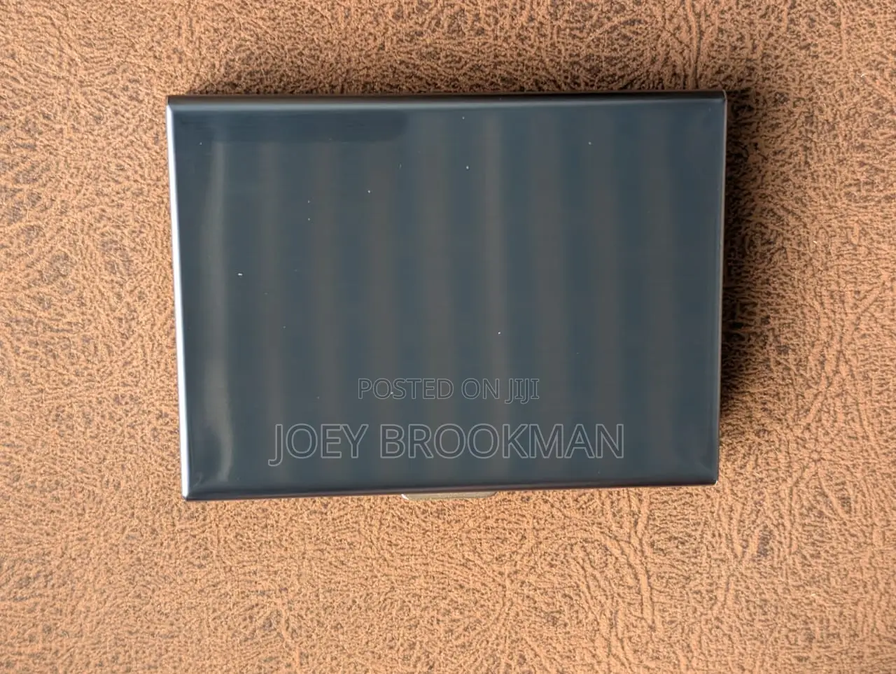 Protective Case Stainless Steel Wire Drawing Process Cardholder