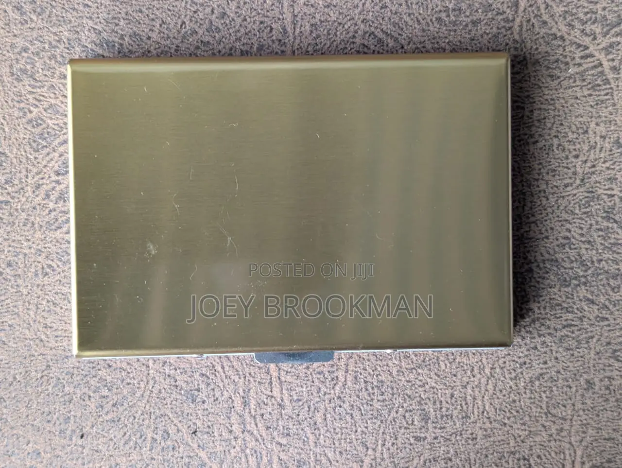 Protective Case Stainless Steel Wire Drawing Process Cardholder