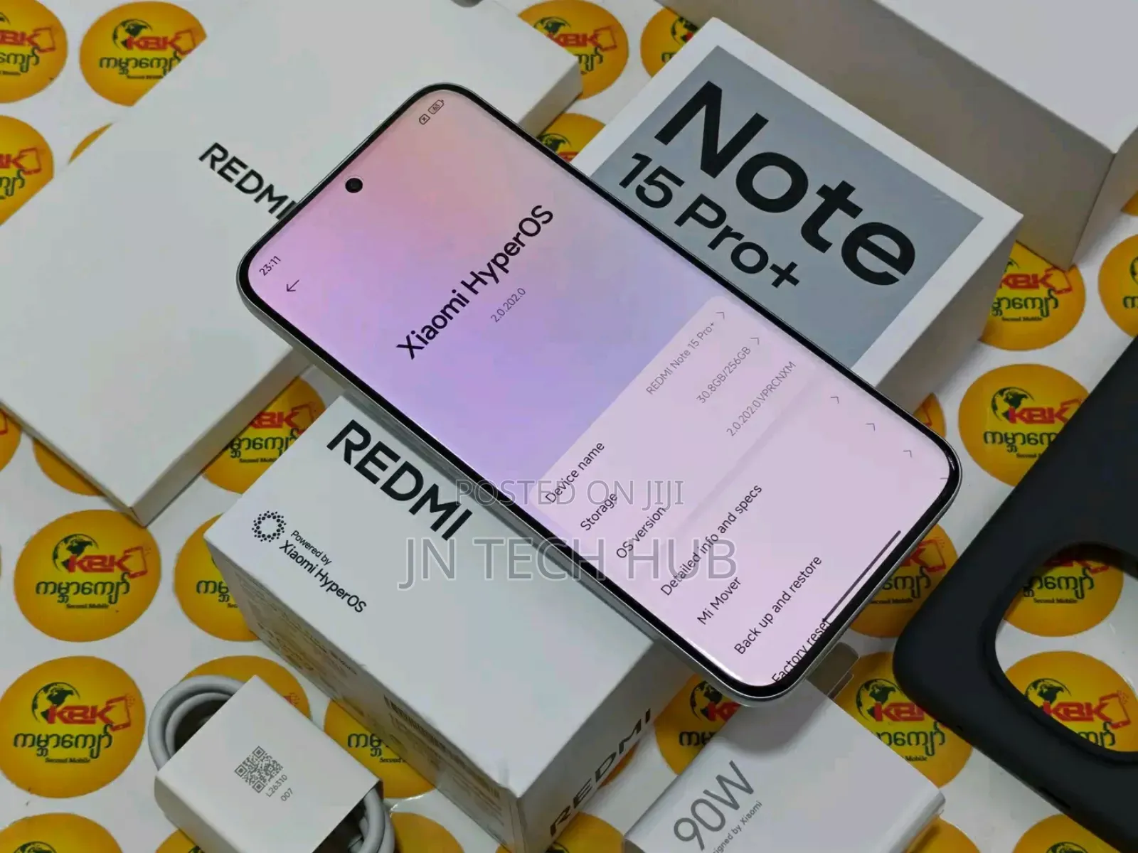 New Xiaomi Redmi Note 15 Pro+ 256 GB White