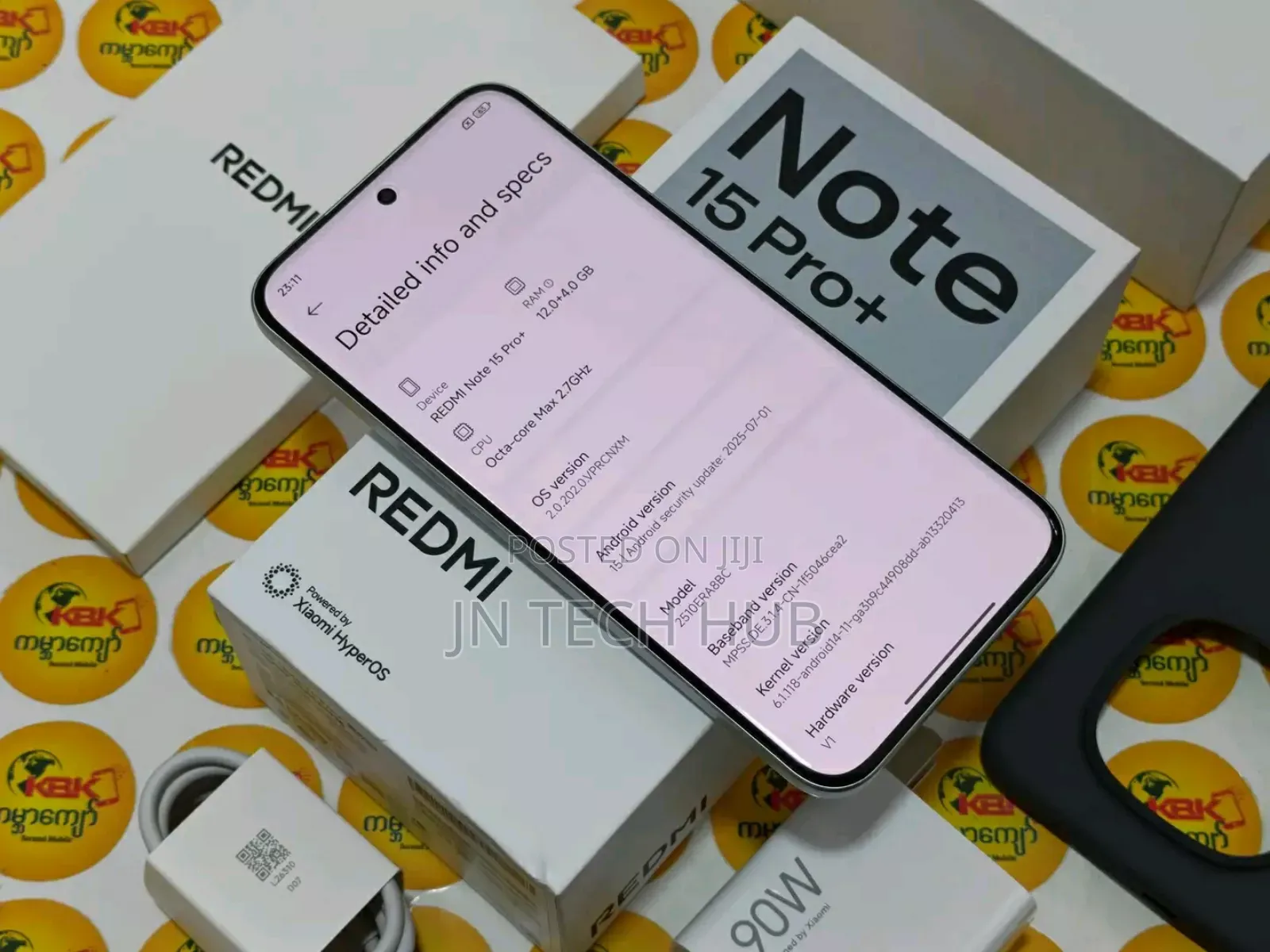 New Xiaomi Redmi Note 15 Pro+ 256 GB White