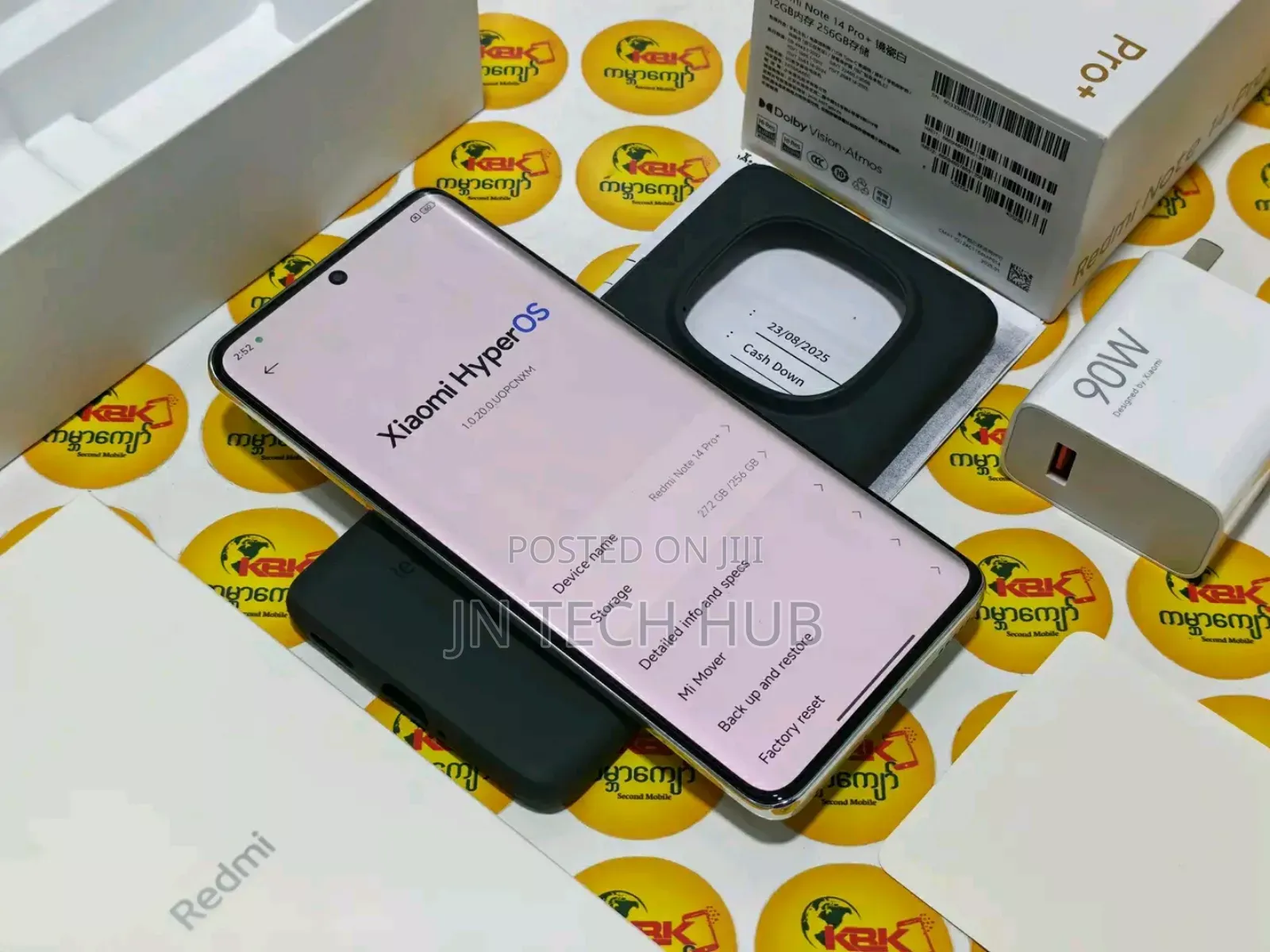 New Xiaomi Redmi Note 14 Pro+ 5G 256 GB Silver
