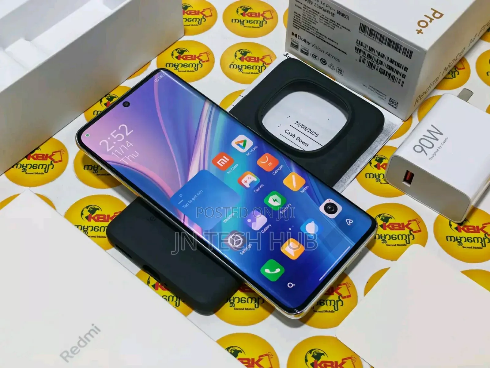 New Xiaomi Redmi Note 14 Pro+ 5G 256 GB Silver