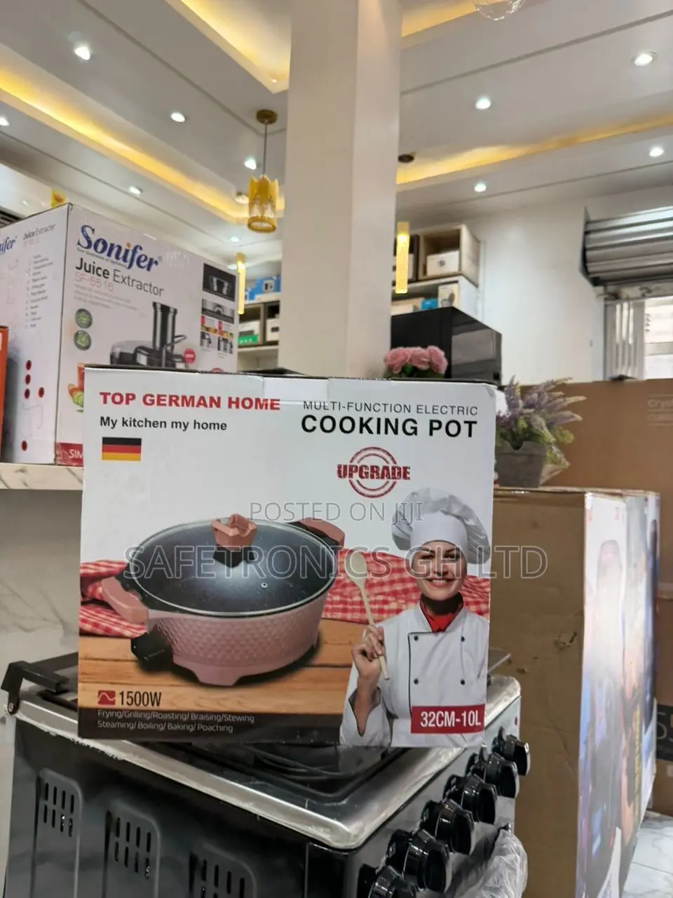 Newly Virtual 10 Liters Electric Multi-Function 32cm Cooking Pot