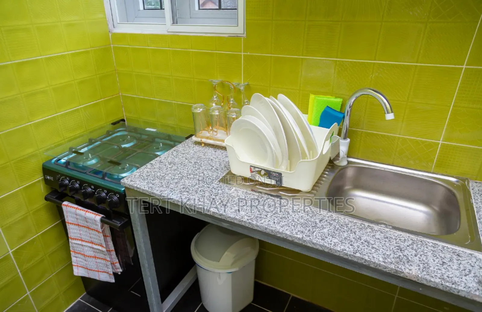 Furnished 1bdrm Apartment in Bush Road, Teshie for rent