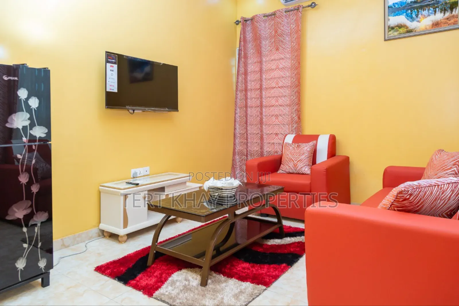 Furnished 1bdrm Apartment in Bush Road, Teshie for rent