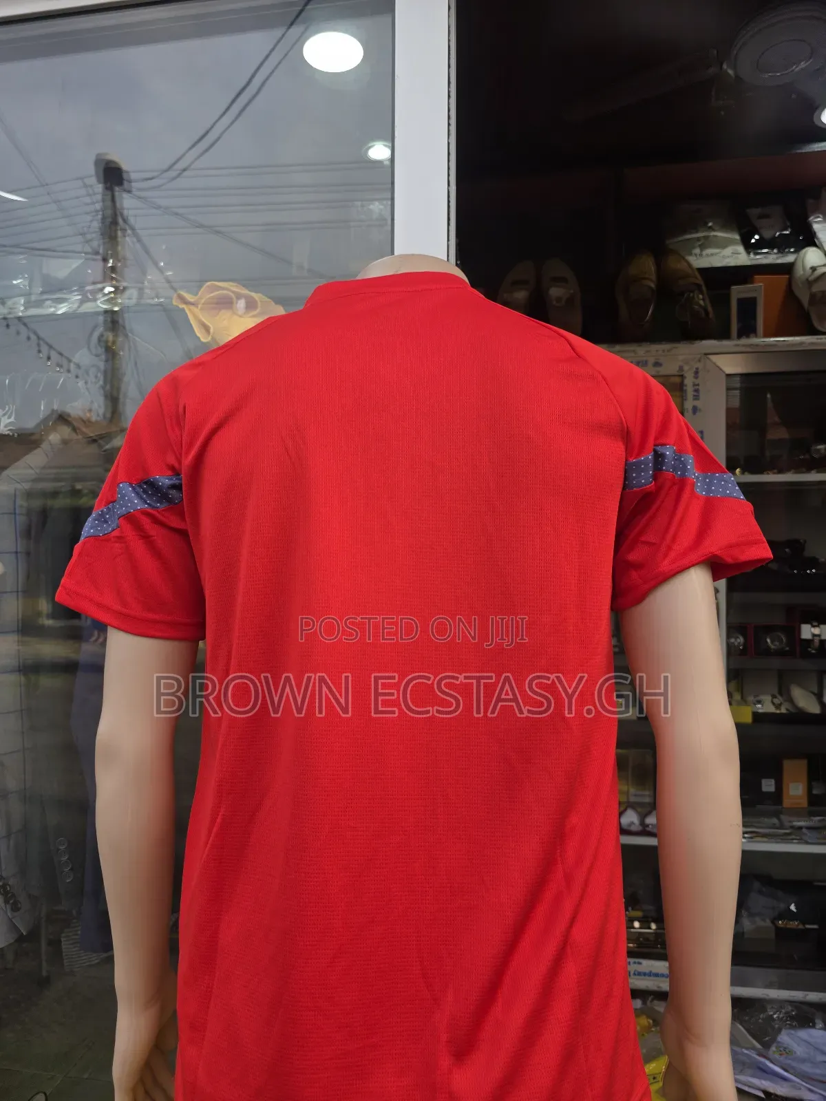 Ghana Puma Jersey Top and Shorts (Available in Black or Red)