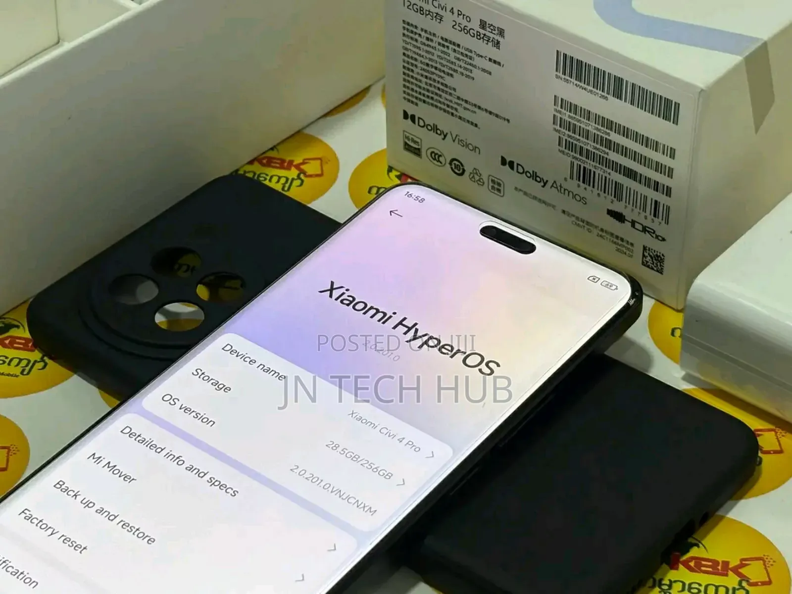 New Xiaomi Civi 4 Pro 256 GB Black