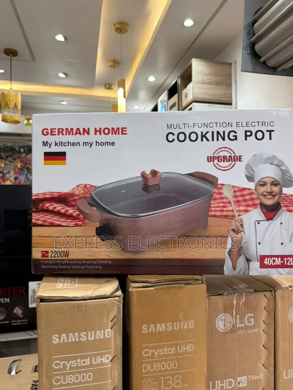 Call and Order for 12l Cooking Electric Pot