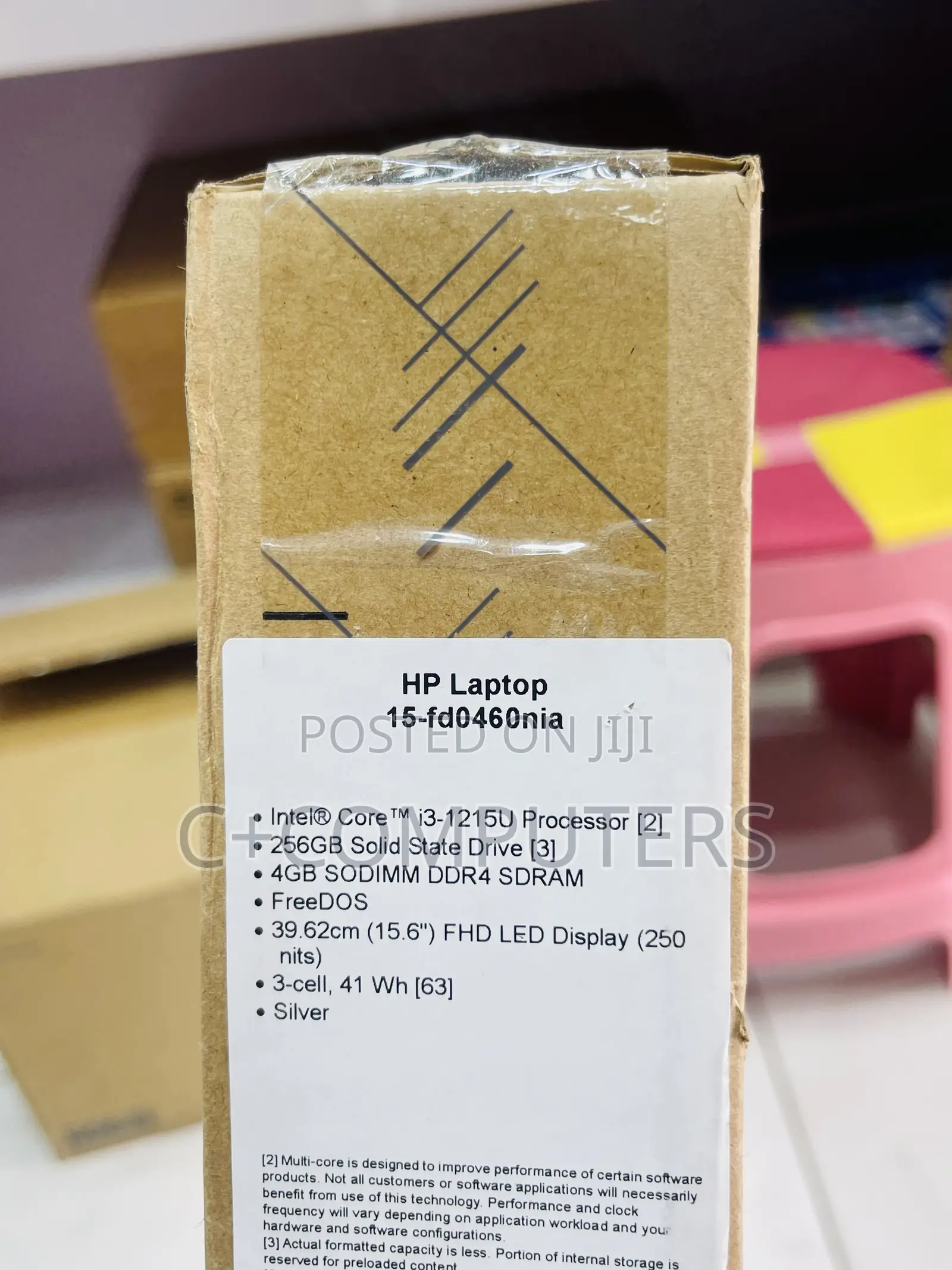New Laptop HP 15 4GB Intel Core i3 SSD 256GB