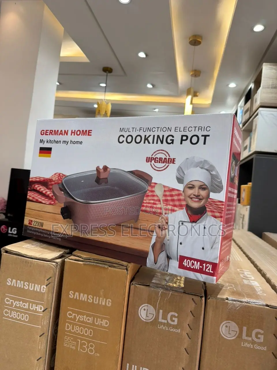 Shop Fro the Best Store 12l Cooking Electric Pot
