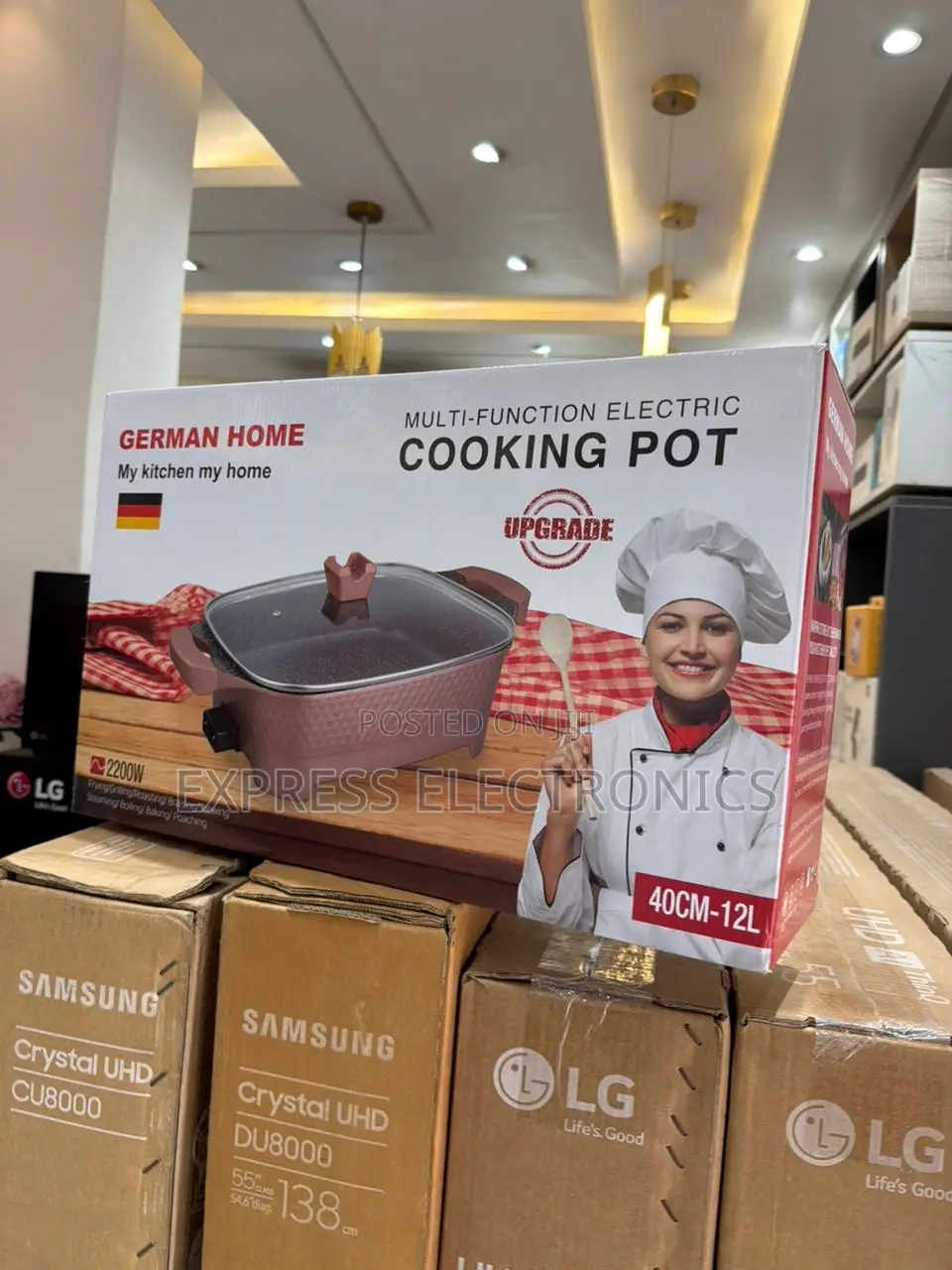 Hot  Deals on Electric Cooker Pot 12l