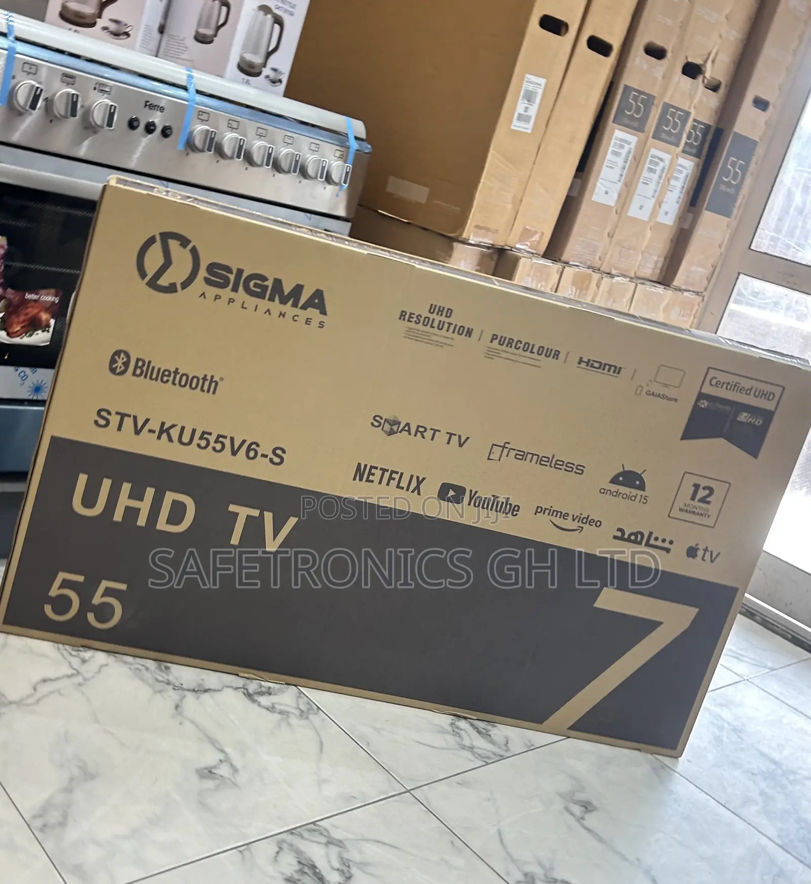 Ultra Modern 55 Inch Smart Uhd Sigma Best Android Tv