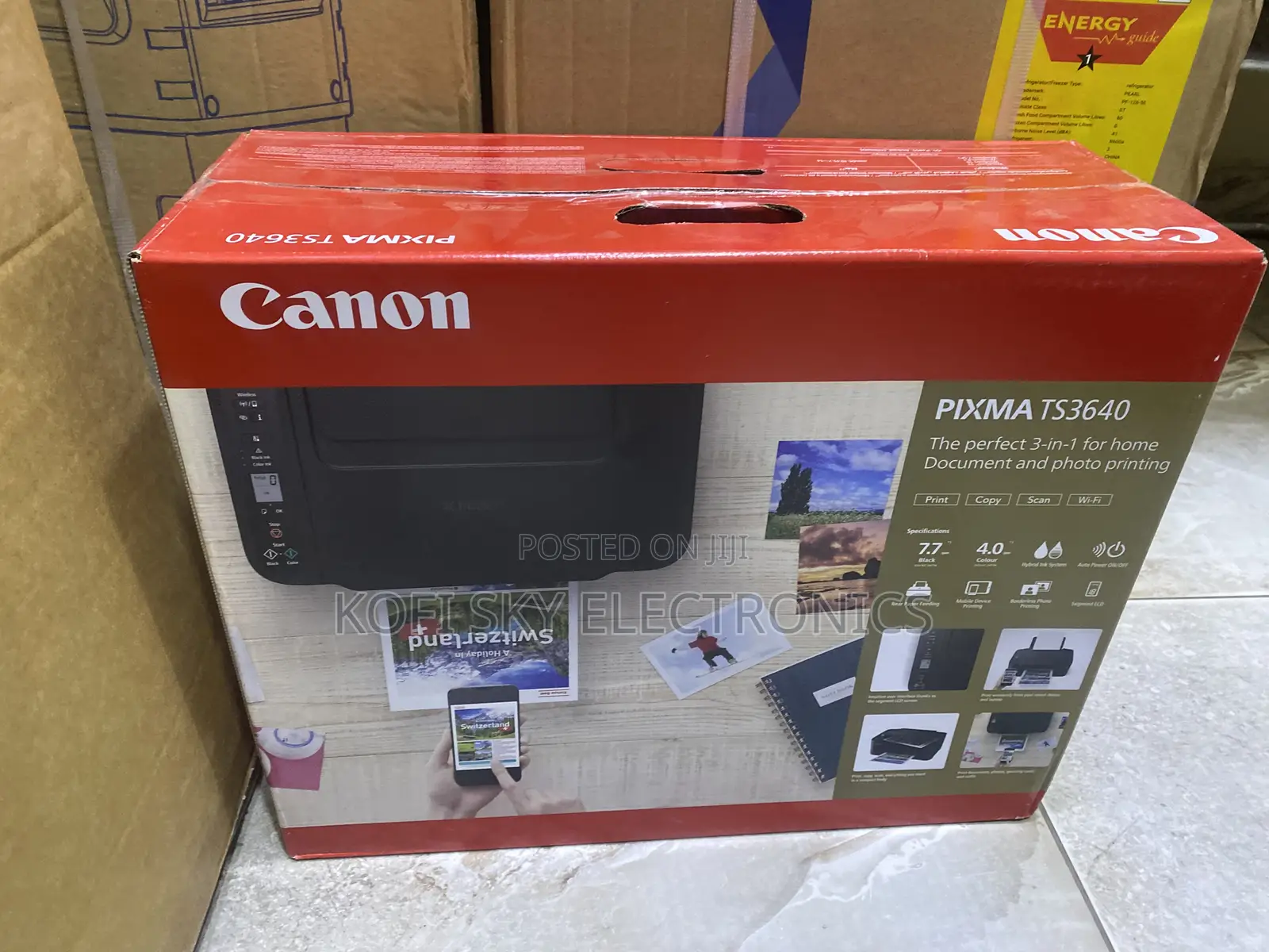 Canon Ts3640 All In1 Wireless 3in1 Printer
