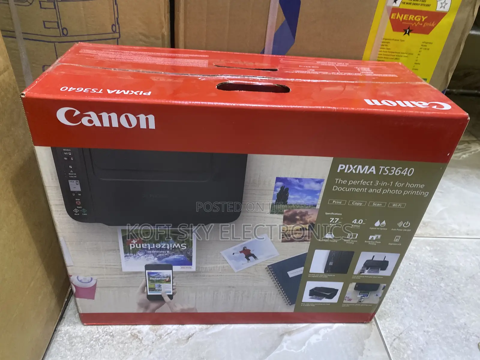 Canon Ts3640 All In1 Wireless 3in1 Printer
