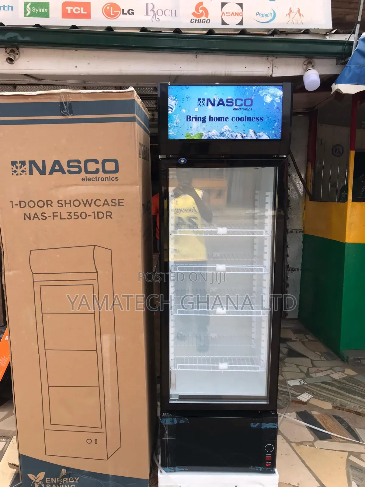 Brand New Durable Nasco 288 Litre Display Fridge